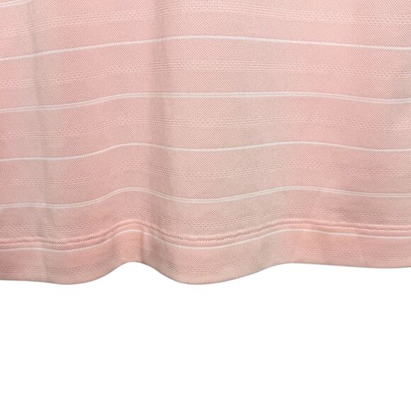 Nike Golf Pink & white striped collared sleeveless top Size Medium - Picture 7 of 12